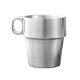 thumbnail image 3 of Taza inconfundible Del Té De la vaso Del Acero Inoxidable De La Manija BPA De La inconfundible Para El 10, Los Vasos Ideales Para Acampar, Comidas Campestres, Uso Interior Manija de plastico BLESIY Taza de cerveza del acero inoxidable, 3 of 8