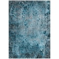 thumbnail image 2 of Addison Rugs Chantille Indoor/Outdoor Transitional Floral Teal Machine Washable Rectangle Rug, 8' x 10', 2 of 8