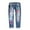 Pink, variant on Bmisegm Women's Valentine Love Jeans Printed Holes Casual Women's Denim Pants Y2K Jeans for Women Pink S