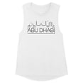 thumbnail image 1 of Skyline Abu Dhabi Women's Muscle Tank Large White, 1 of 5