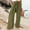 Army Green, variant on SNKSDGM Women's Plus Black Dress Pants Women Stretchy Plus Size 4X Capri Pants for Women Petite Womens Casual Loose Pants Comfy Work Pants with Pockets Elastic High Waist Paper Bag Drawstring Pants