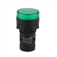 thumbnail image 4 of 10 Piezas AC220V LED Verde Indicador de Encendido Piloto Luz de SeñAl LáMpara 22 mm de DiáMetro, 4 of 8