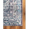 thumbnail image 6 of Unique Loom Charm Collection Area Rug - Clover (9' x 12' 2" Rectangle Gray/Red), 6 of 7