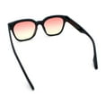 thumbnail image 7 of Womens Fun Pop Color Oversized Horn Rim Retro Plastic Fashion Sunglasses Black - Pink Yellow, 7 of 7