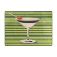 thumbnail image 5 of Yayeee Area Rugs for Living Room 5.2'x4' Non Slip Washable Bedroom Floor Carpet, Black Martini, 5 of 5