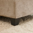 thumbnail image 4 of Cloud Sectional L-Shaped Couch with Ottoman, Soft Chenille Fabric, Tufted Cushion Backrest Design High-Density Foam, Fits Bedrooms Living Rooms Reading Nooks (Camel), 4 of 11