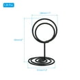 thumbnail image 2 of Uxcell Metal Place Card Holder Memo Clip Holder with Round Clasp for Weddings Parties 24 Pcs Black 2 Inch, 2 of 5