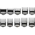 thumbnail image 1 of ANCLLO 10 PCS Hair Clipper Guide Combs Hair Trimmer Limit Comb Hair Cutting Guide Replace Comb Compatible with Many Wahl Clippers Trimmers 10 Sizes, 1 of 5