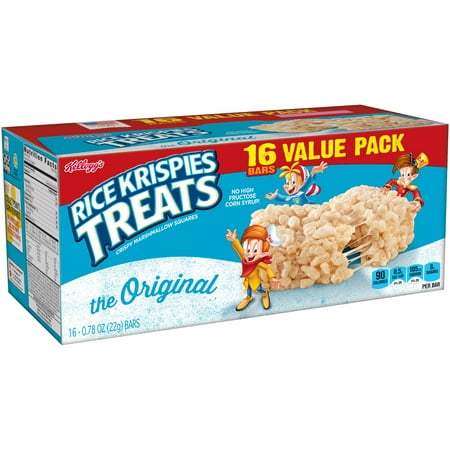 Kellogg's Rice Krispies Treats Crispy Marshmallow Squares 0.78oz 16 ct ...