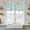 Green, variant on Teal Red Seahorse Coastal Kitchen Curtains 63 Inch Length, Nautical Beach Coral Starfish Tiers Curtains for Living Room Berdoom Bathroom, Light Filtering Drapes Window Treatment 2 Panels 42"Wx63"L