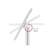SIIG Accessory CE-MT2611-S1 Security Countertop Kiosk and POS Stand for iPad Brown