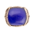 thumbnail image 3 of Lace Blue Agate Golden Statement Ring, 3 of 4