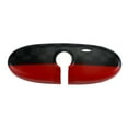 thumbnail image 6 of Black/Grey Checkered Red Rear View Mirror Cover For BMW MINI Cooper R55 R56 R57, 6 of 7