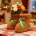 thumbnail image 4 of Imitation Handmade Woven Boot Storage for Home Desktop Ornament Multifunctional Decorative Arrangement and Organizer, 4 of 5