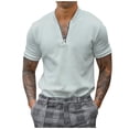 thumbnail image 1 of Shirt Men's Short Sleeved Men's T-shirt Men's Casual Tight European And American TopM, 1 of 5