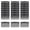 Black, variant on Hair Side Combs for Women Fine Thin Hair, 14 Teeth Decorative Hair Combs for Women Girls Bridal Wedding Veil (Black, Transparent and Orange)