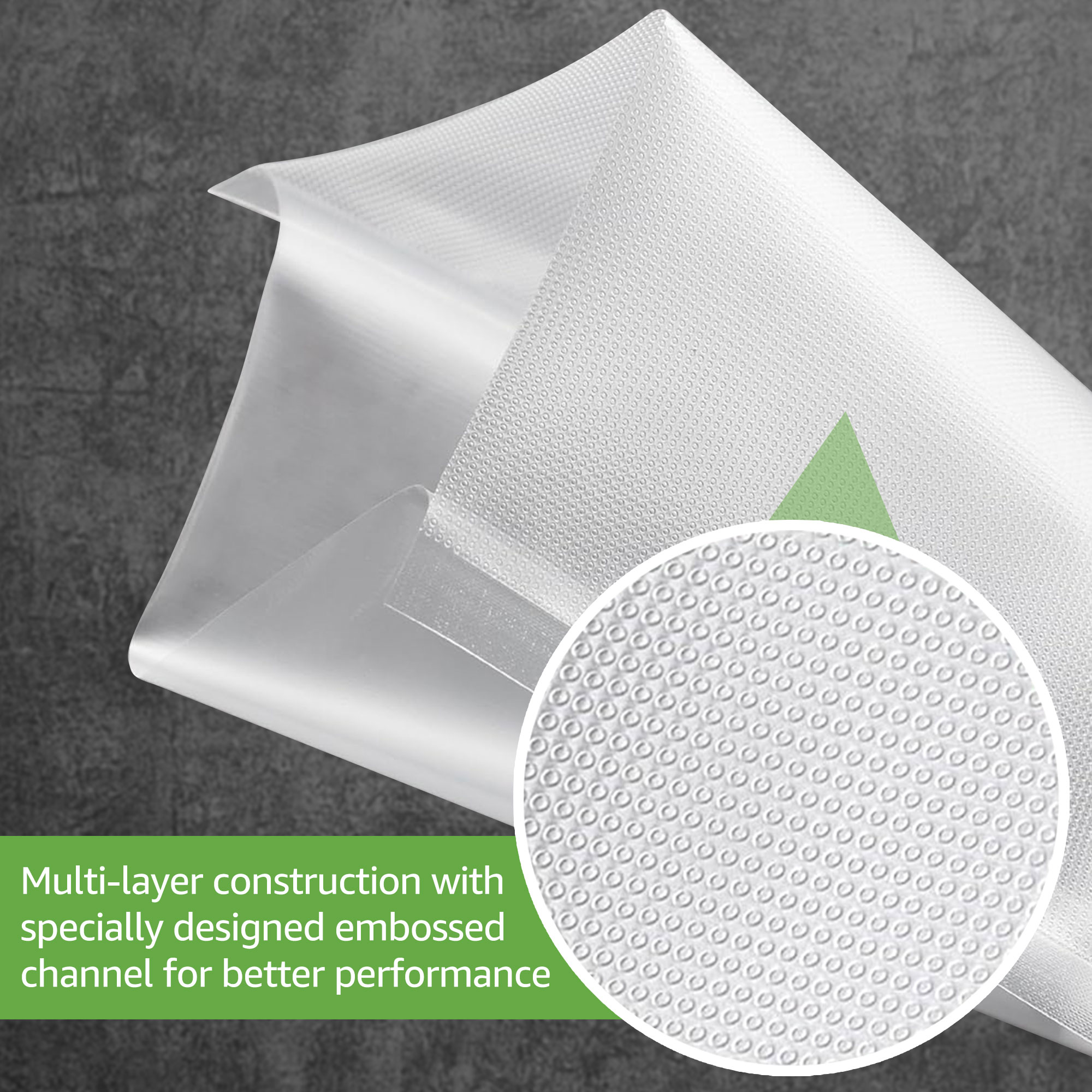 BoxLegend Vacuum Sealer Bags, 11" x 20' Rolls 3 Pack photo 3