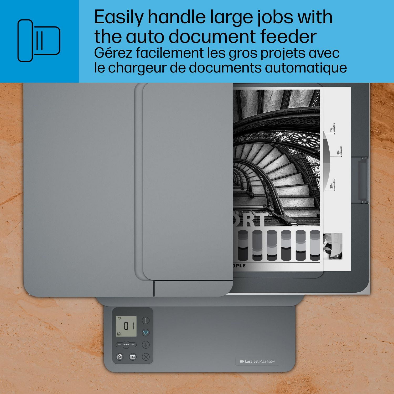 HP LaserJet MFP M234sdw Printer