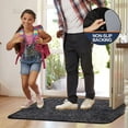 thumbnail image 6 of Walensee Indoor Doormat, Front Door Mat for Entrance, 36"x59" Solid Black, 6 of 7