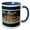 Blue/White, variant on 3drose, Haddon Hall, Atlantic City, New Jersey Beach Scene, 11oz Two-tone Red Mug