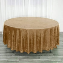Efavormart 108" Wholesale Premium Gold Table Cover Sparkly SEQUIN Round Tablecloth For Wedding Banquet Party Home Decor