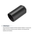 thumbnail image 4 of Uxcell 50Pcs Heat Shrink End Cap 23mm ID x 40mm L 2:1 Ratio Heat Shrink Tube Cap Black, 4 of 5