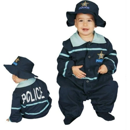 Costumes For All Occasions Up295Ts Baby Police Officer 9 To 12 Mo