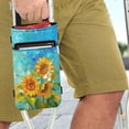 thumbnail image 3 of COEQINE Sunflower Crutch Bag Oil Paint Medical Crutch Accessories Storage Organizer for Underarm Crutches Easy to Clean Walking Cane Pouch Underarm Crutch Bag Gifts for Seniors, 3 of 7