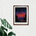 thumbnail image 3 of NASA Space Travel Advert Trappist 1E Planet Hop Landscape Exoplanet Travel Bureau Poster Art Print Framed Poster Wall Decor 12x16 inch, 3 of 5