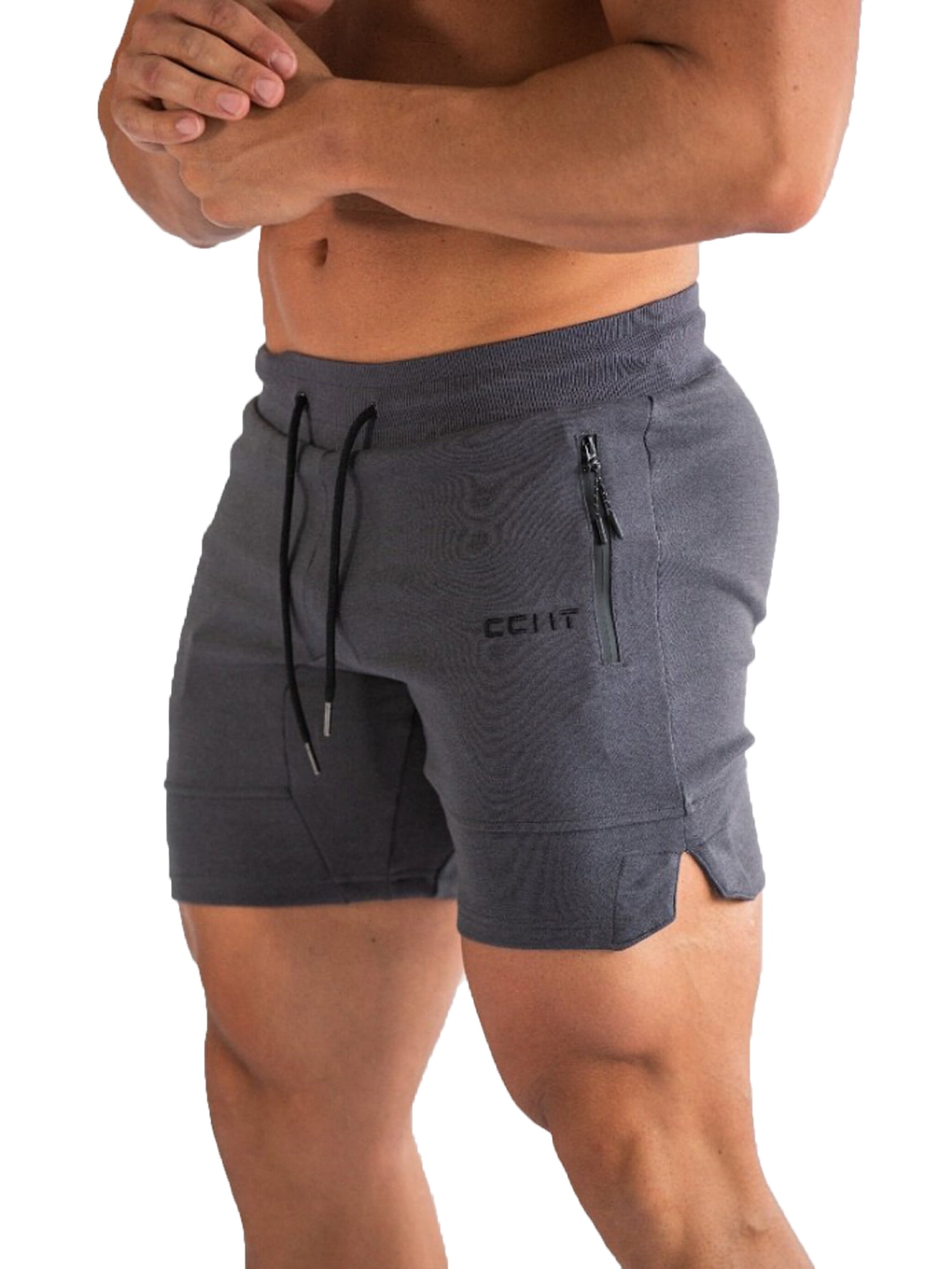 slim fit exercise shorts