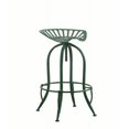 Coaster Company Metal Adjustable Bar Stool, Antique Green