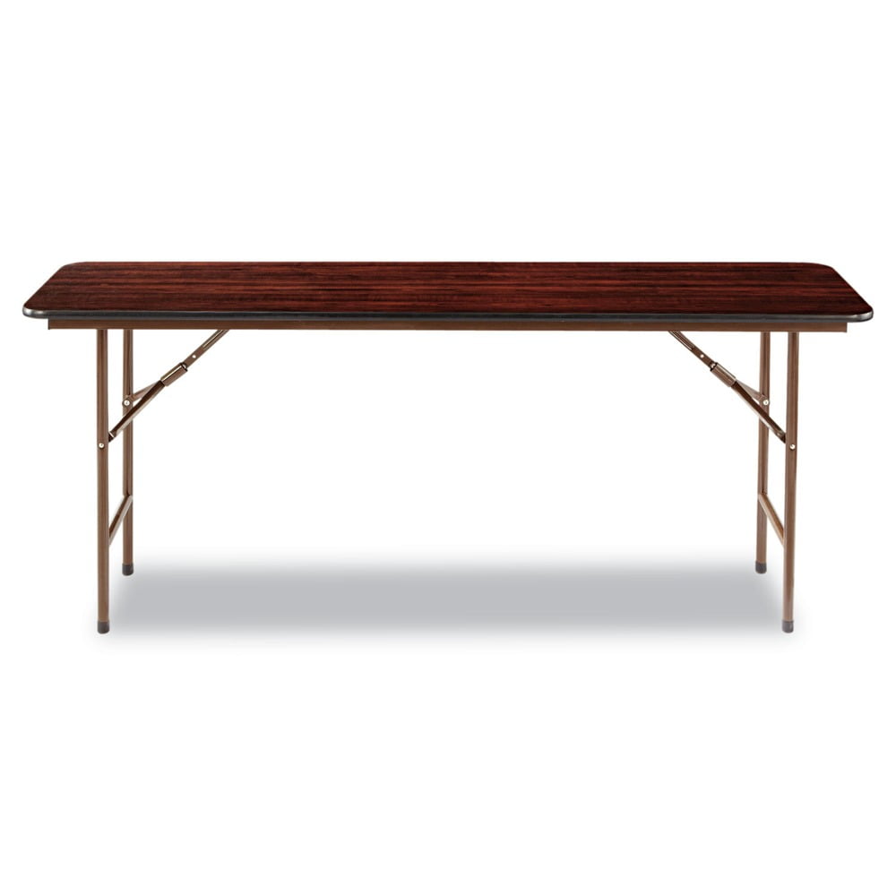 WAQ × DOORS　FOLDING WOOD TABLE Alera Wood Folding Table, Rectangular, 59.88w x 29.88d x