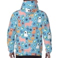 thumbnail image 3 of Bingfone Cute Dog Men's Drawstring Hoodie Long Sleeve Pocket Sweatshirts-X-Large, 3 of 6