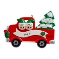 thumbnail image 4 of Ornaments by Elves Personalized Couple in Red Christmas Truck Ornament for Xmas Tree 2024, 4 of 10
