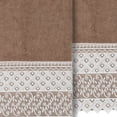 thumbnail image 2 of Linum Home Textiles 100% Turkish Cotton Aiden 2PC White Lace Embellished Bath Towel Set, 2 of 2