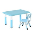 Naittoop Clearance Children's Combined Study Table Plastic Work Table