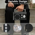 thumbnail image 5 of AM FM SW Radio Portable with Bluetooth Speaker, Illumination, USB TF Card Playing, Solar/USB-C Rechargeable Radios, Colorful Light, Transistor Radios Portable Emergency, Bluetooth Radio, 5 of 7