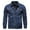 White, variant on Caqnni Mens Lined Insulated Blue Denim Jacket with Hood | Fully-Insulated Jacket (Black,XXL)