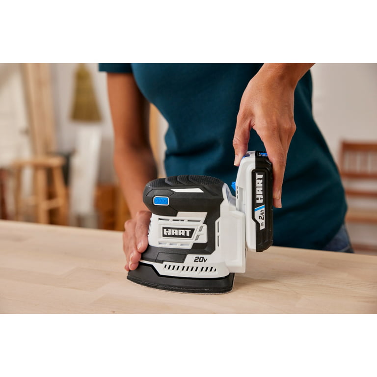 BLACK+DECKER 20-Volt 1.5-Amp Cordless Detail Sander with Dust Management  (Battery Included) in the Power Sanders department at