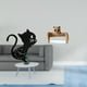 thumbnail image 2 of Reloj de pared con diseño de gato, bonito reloj de pared con portarrollos de papel higiénico, creativo reloj decorativo con diseño de animal, divertid, 2 of 8