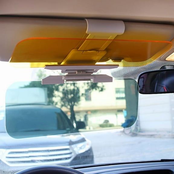 Car Sunshade Night Mirror Goggles, 2-In-1 Anti-Glare Driving Visor For Day & Night, Anti-Dazzle Anti-Strong Light Driver Eyewear, Applicable To Most Vehicle Models Xp511989