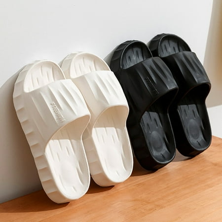 Thick Bottom Cloud Slippers Women Summer 2024 Lightweight Soft Sole House Slides Woman Sandals Non-slip Beach Shoes Flip Flops