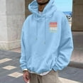 thumbnail image 1 of MHFRRA Sudaderas Casuales para Hombre para Uso Diario, Sudaderas Estampadas de Corte Relajado para Otoño E Invierno, Fáciles de Cuidar, Elegantes y Cómodas Azul claro, 1 of 4