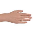 thumbnail image 3 of AVORA 10K Yellow Gold Simulated Diamond CZ Linear Open Shank Fashion Ring  - Size 7.5, 3 of 6