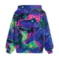 thumbnail image 6 of Wonitaaizi Boys Hoodie Kids 3D All Over Print Thin Pullover Sweatshirt (5-6 Years,Purple), 6 of 6
