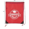 thumbnail image 2 of Senior Graduation Drawstring Backpacks Personalized Party Favor Cinch Bags - Congrats Graduate, 2 of 2