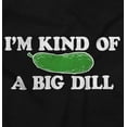 thumbnail image 2 of Kind Of Big Dill Food Funny Pickle Men's Graphic T Shirt Tees Brisco Brands S, 2 of 5
