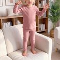 thumbnail image 2 of Gerichy Baby Boys Girls Pajama Set Kids Toddler Snug fit Warm Basic Cotton Sleepwear pjs for Home Daily 6M-12T, 2 of 7