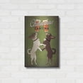 thumbnail image 3 of Luxe Metal Art 'Double Chihuahua v2' by Ryan Fowler, Metal Wall Art, 16"x24", 3 of 9
