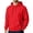 Red, variant on TQWQT Mens Solid Pullover Hoodie Drawstring Hooded Sweatshirt with Kangaroo Pocket Drop Shoulder Loose Long Sleeve Casual Tops Fall Clothes Dark Green M